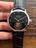 Replica Swiss Blancpain Watch Roman Black Dial